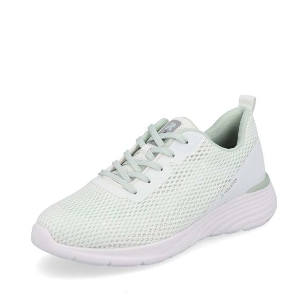 Rieker EVOLUTION Women's shoes | Style W0401 Athletic Lace-up - White | Free Delivery
