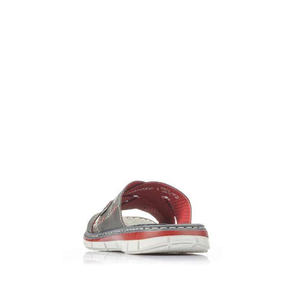 Rieker Men's sandals | Style 25199 Casual Mule - Grey | Free Delivery