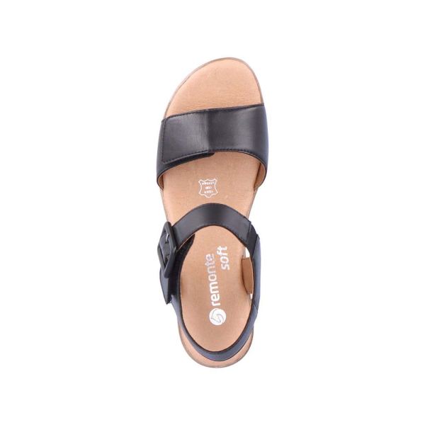 Remonte Women's sandals | Style D0N52 Dress Sandal - Black | Free Delivery