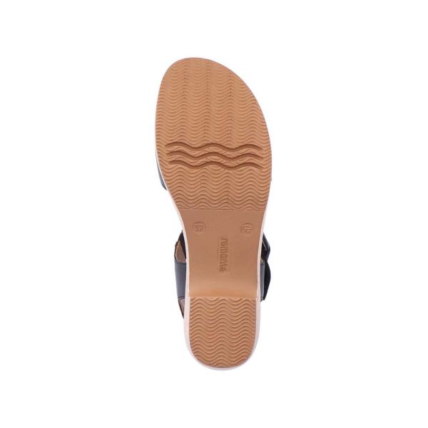 Remonte Women's sandals | Style D0N52 Dress Sandal - Black | Free Delivery