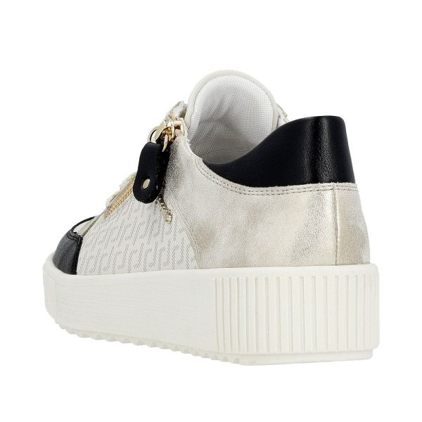 Remonte Women's shoes | Style R7901 Athletic Lace-up with zip - Black Combination | Free Delivery