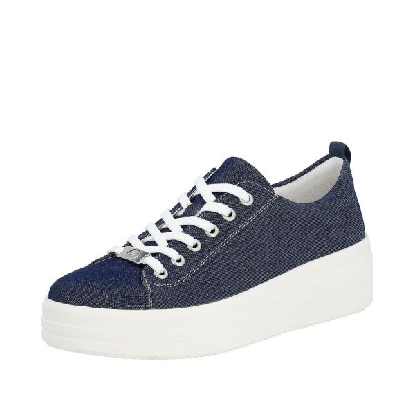 Remonte Women's shoes | Style D1C03 Athletic Lace-up - Blue | Free Delivery