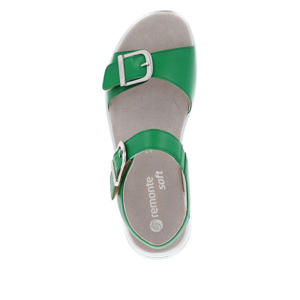 Remonte Women's sandals | Style D1J51 Casual Sandal - Green | Free Delivery
