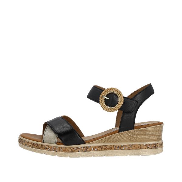 Remonte Women's sandals | Style D3067 Dress Sandal - Black | Free Delivery