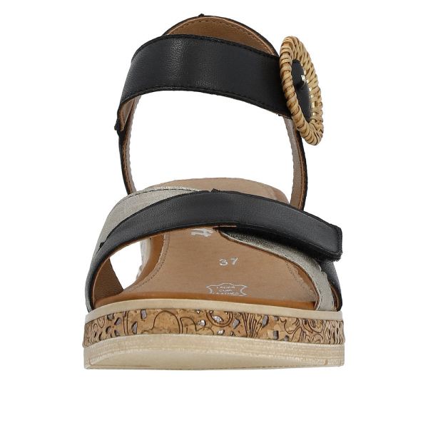 Remonte Women's sandals | Style D3067 Dress Sandal - Black | Free Delivery