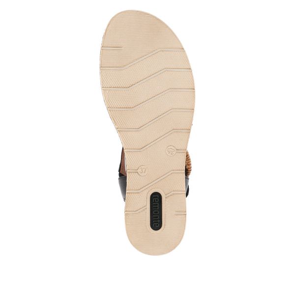 Remonte Women's sandals | Style D3067 Dress Sandal - Black | Free Delivery