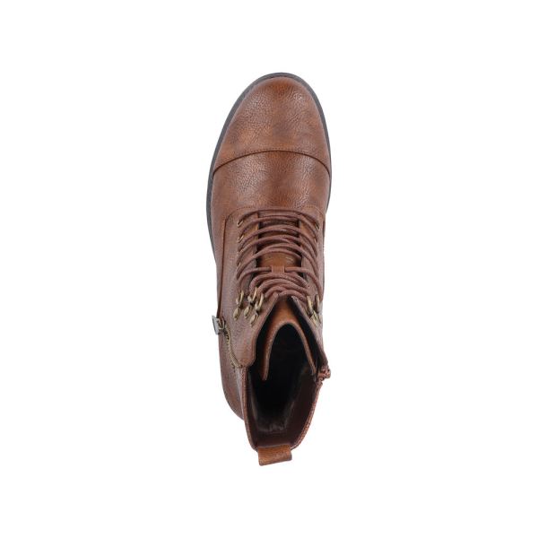 Rieker Synthetic Material Women's short boots| 91614 Ankle Boots - Brown | Free Delivery