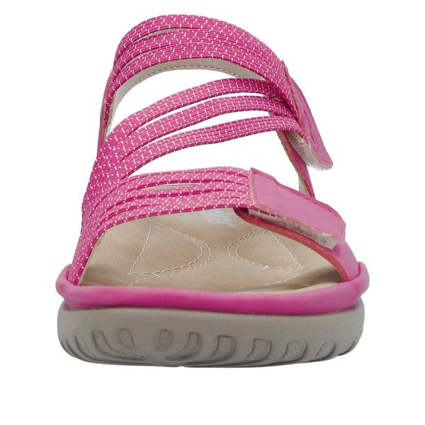 Rieker Women's sandals | Style 64870 Athletic Sandal - Pink Combination | Free Delivery