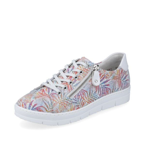 Remonte Women's shoes | Style D5800 Casual Lace-up with zip - Multi | Free Delivery
