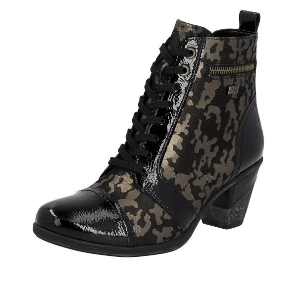 Remonte Suede Leather Women's mid height boots| D8797-14 Mid-height Boots - Metallic | Free Delivery