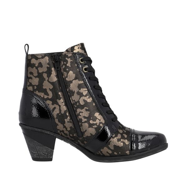 Remonte Suede Leather Women's mid height boots| D8797-14 Mid-height Boots - Metallic | Free Delivery