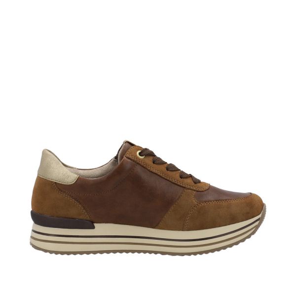 Remonte Leather Women's shoes| D1316 - Brown Combination | Free Delivery