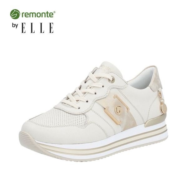 Remonte Women's shoes | Style D1322 Athletic Lace-up - Beige Combination | Free Delivery