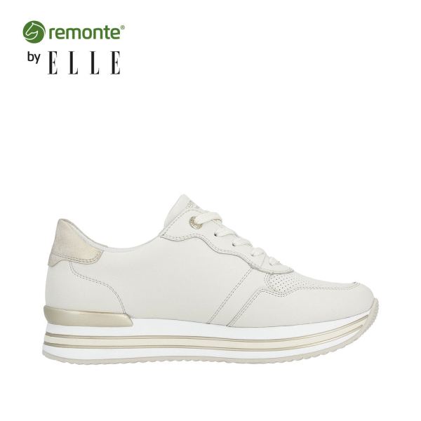 Remonte Women's shoes | Style D1322 Athletic Lace-up - Beige Combination | Free Delivery