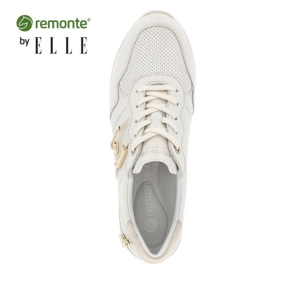 Remonte Women's shoes | Style D1322 Athletic Lace-up - Beige Combination | Free Delivery