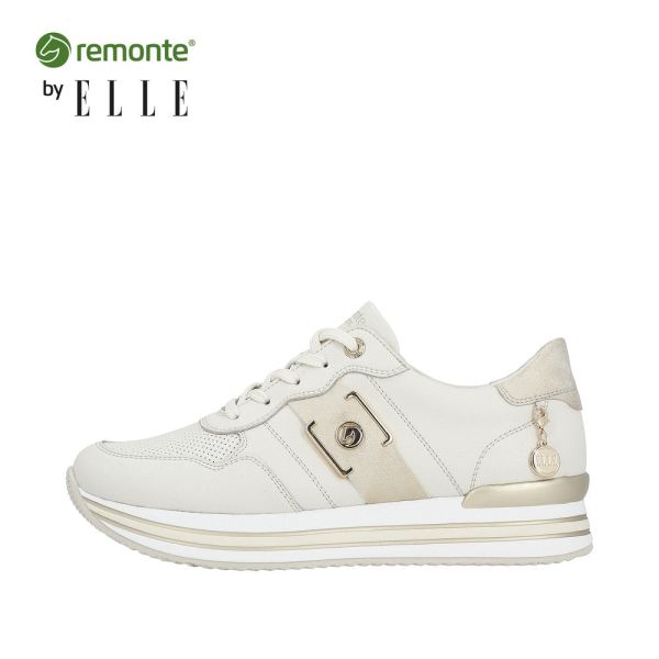 Remonte Women's shoes | Style D1322 Athletic Lace-up - Beige Combination | Free Delivery
