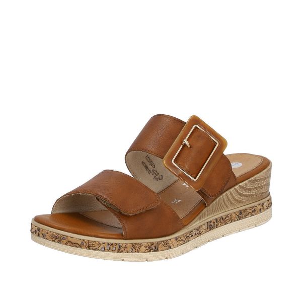 Remonte Women's sandals | Style D3068 Dress Mule - Brown | Free Delivery