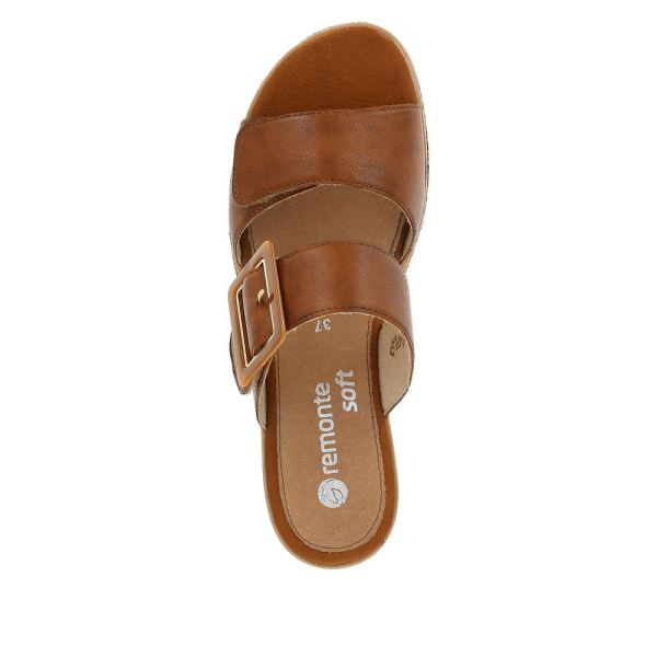 Remonte Women's sandals | Style D3068 Dress Mule - Brown | Free Delivery