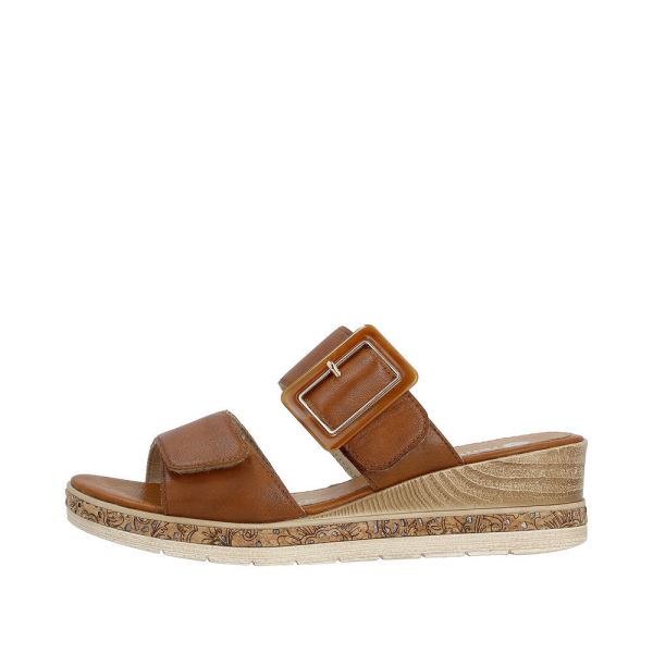 Remonte Women's sandals | Style D3068 Dress Mule - Brown | Free Delivery