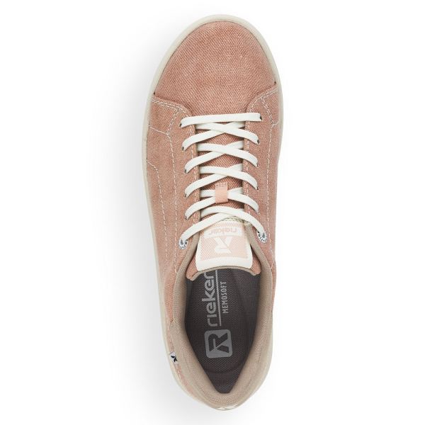 Rieker EVOLUTION Women's shoes | Style 41903 Athletic Lace-up - Pink | Free Delivery