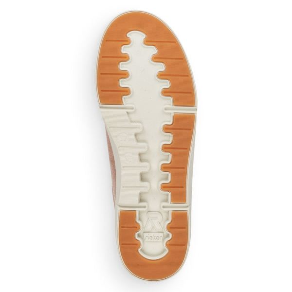 Rieker EVOLUTION Women's shoes | Style 41903 Athletic Lace-up - Pink | Free Delivery