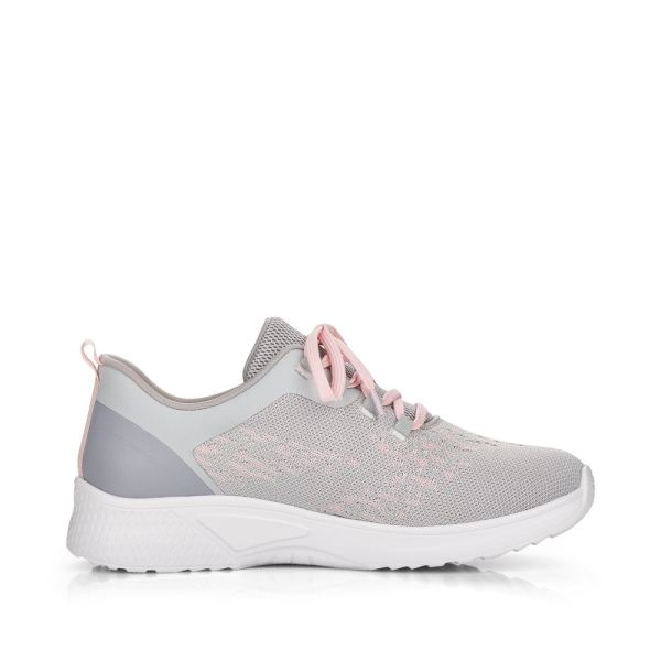 Rieker EVOLUTION Women's shoes | Style 40702 Athletic Lace-up - Grey | Free Delivery