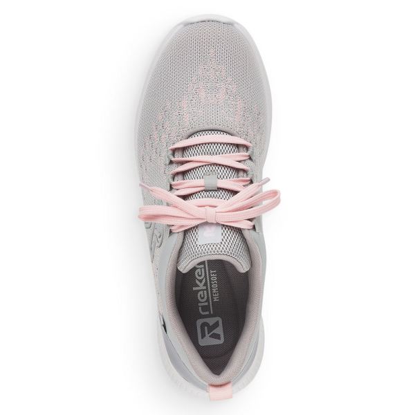 Rieker EVOLUTION Women's shoes | Style 40702 Athletic Lace-up - Grey | Free Delivery