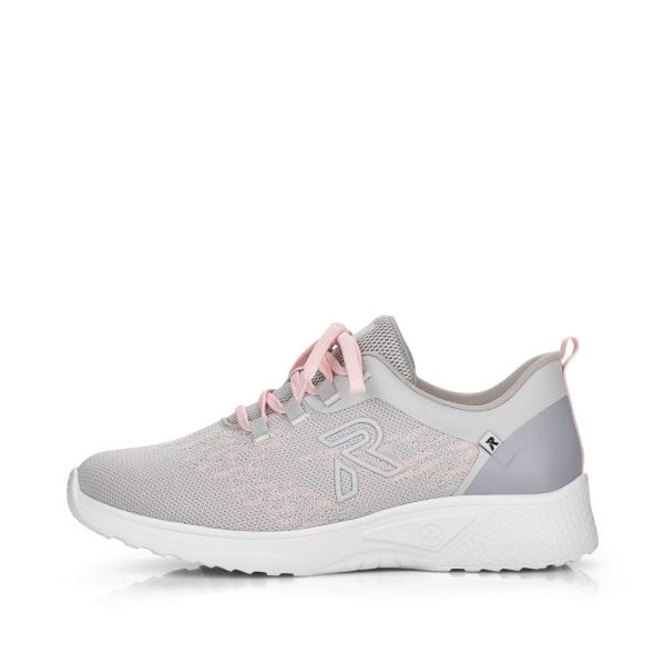 Rieker EVOLUTION Women's shoes | Style 40702 Athletic Lace-up - Grey | Free Delivery