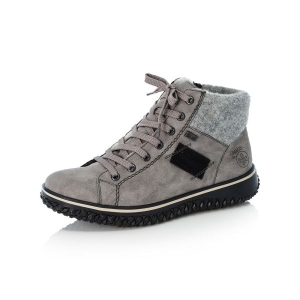 Rieker Synthetic leather Women's short boots| Z4230-40 Ankle Boots - Grey | Free Delivery
