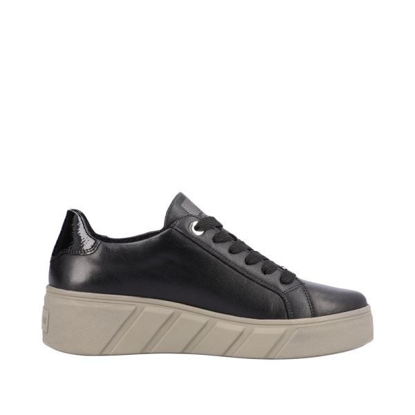Rieker EVOLUTION Leather Women's shoes| W0504 - Black | Free Delivery