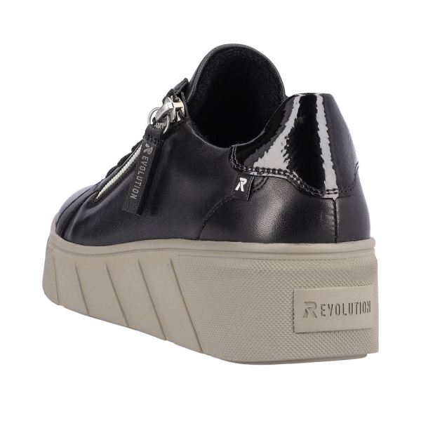 Rieker EVOLUTION Leather Women's shoes| W0504 - Black | Free Delivery