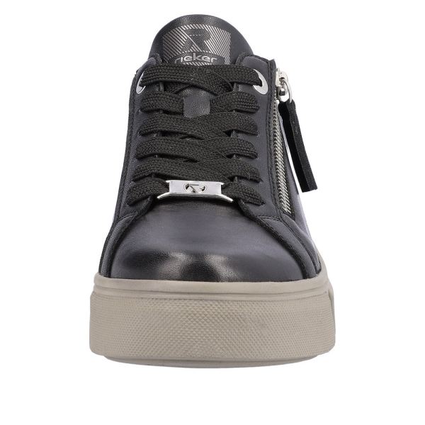Rieker EVOLUTION Leather Women's shoes| W0504 - Black | Free Delivery