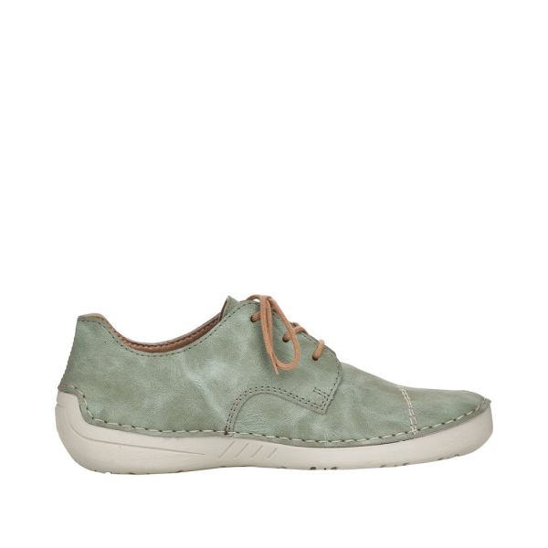 Rieker Women's shoes | Style 52528 Casual Lace-up - Green | Free Delivery