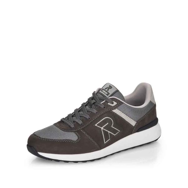 Rieker EVOLUTION Men's shoes | Style 07601 Athletic Lace-up - Grey | Free Delivery