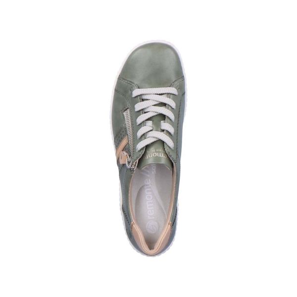 Remonte Women's shoes | Style R1432 Casual Lace-up with zip - Red Combination | Free Delivery