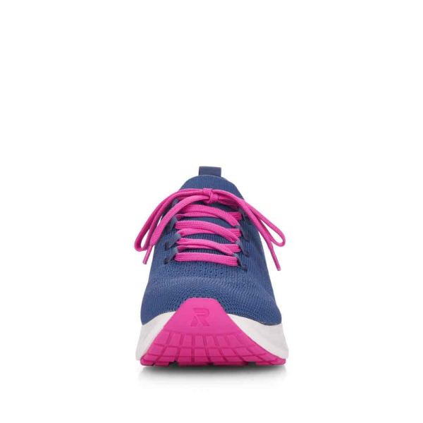 Rieker EVOLUTION Women's shoes | Style 42101 Athletic Slip-on - Blue | Free Delivery