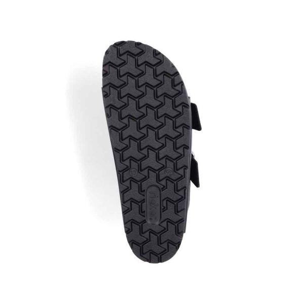 Rieker Women's sandals | Style 69384 Casual Mule - Black | Free Delivery