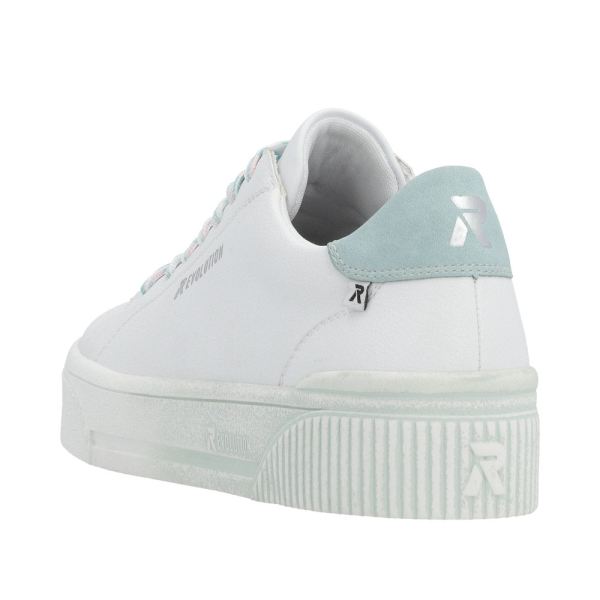 Rieker EVOLUTION Women's shoes | Style W0704 Athletic Lace-up - Blue | Free Delivery