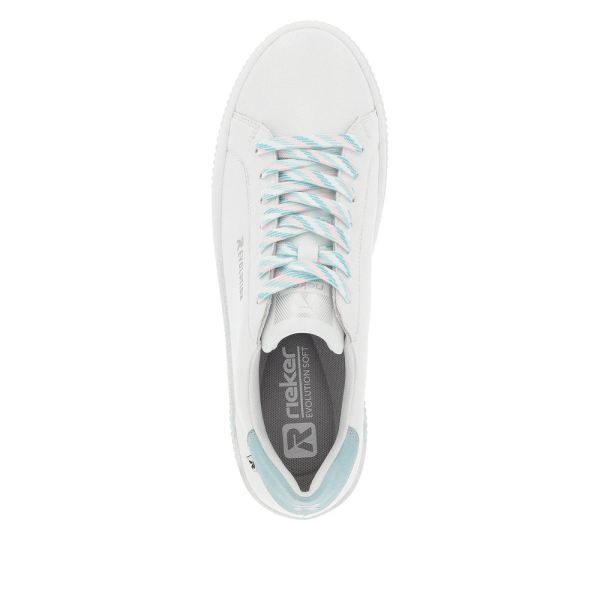 Rieker EVOLUTION Women's shoes | Style W0704 Athletic Lace-up - Blue | Free Delivery