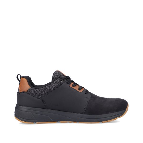Rieker EVOLUTION Synthetic leather Men's shoes| 07005 - Black | Free Delivery