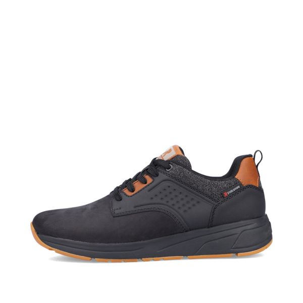 Rieker EVOLUTION Synthetic leather Men's shoes| 07005 - Black | Free Delivery