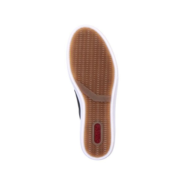 Rieker Women's shoes | Style L5967 Casual Slip-on - Black | Free Delivery