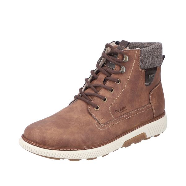 Rieker Synthetic Material Men's Boots| B3342 Ankle Boots - Brown | Free Delivery