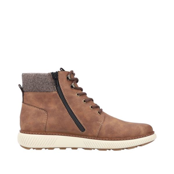Rieker Synthetic Material Men's Boots| B3342 Ankle Boots - Brown | Free Delivery