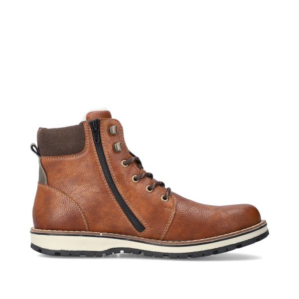 Rieker Synthetic Material Men's Boots| 38425-54 Ankle Boots - Brown | Free Delivery
