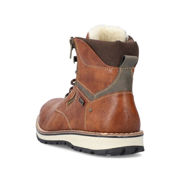 Rieker Synthetic Material Men's Boots| 38425-54 Ankle Boots - Brown | Free Delivery