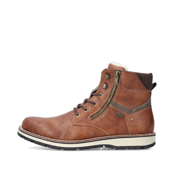 Rieker Synthetic Material Men's Boots| 38425-54 Ankle Boots - Brown | Free Delivery