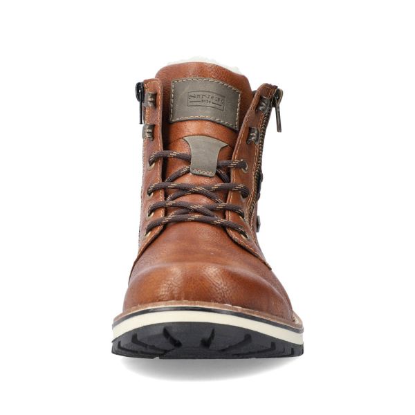 Rieker Synthetic Material Men's Boots| 38425-54 Ankle Boots - Brown | Free Delivery