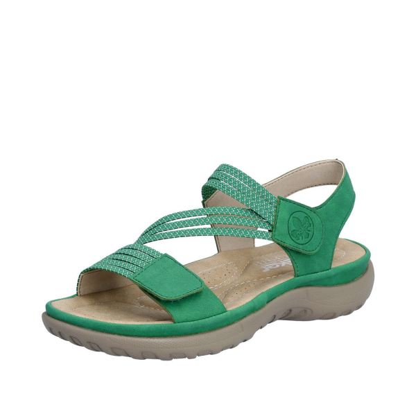 Rieker Women's sandals | Style 64870 Athletic Sandal - Green | Free Delivery