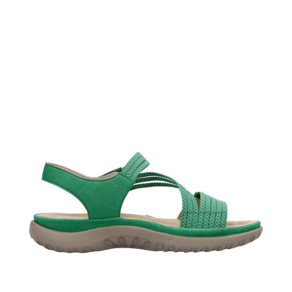 Rieker Women's sandals | Style 64870 Athletic Sandal - Green | Free Delivery